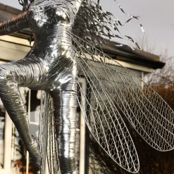 Elvina Fairy Metal Wire Garden Sculpture