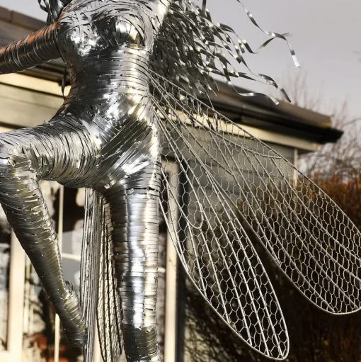 Elvina Fairy Metal Wire Garden Sculpture