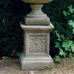 Emblem Column Stone Garden Pedestal