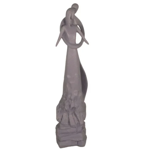 Embracing Lovers 81cm Modern Poly Resin Garden Statue