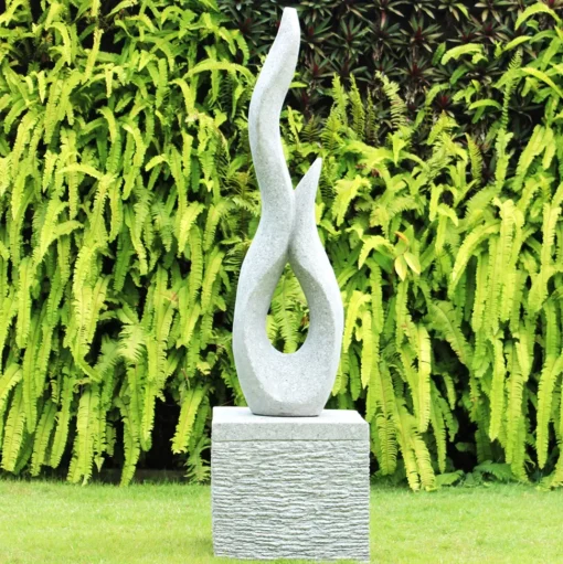 Energise Contemporary Stone Garden Sculpture