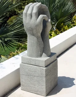 Engage Contemporary Stone Garden Sculpture