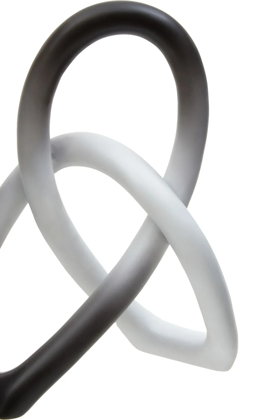 Eternal Curves 19cm Black & White Resin Indoor Sculpture