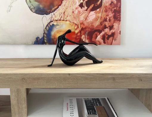 Eternal Grace 21cm Black Resin Indoor Sculpture