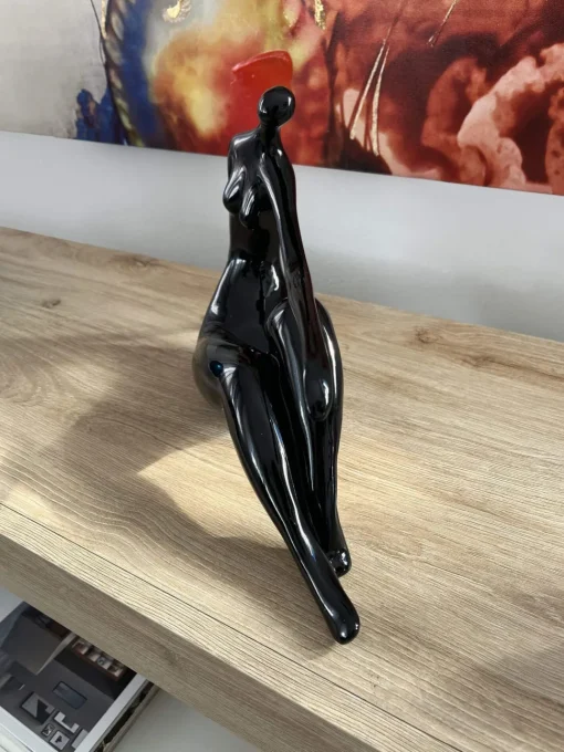 Eternal Grace 21cm Black Resin Indoor Sculpture