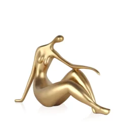 Eternal Grace 21cm Gold Resin Indoor Sculpture