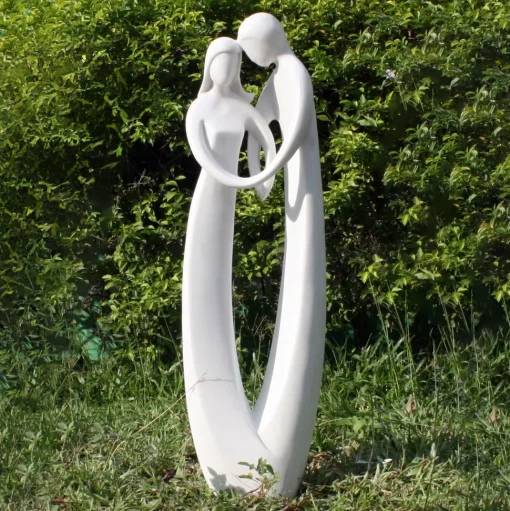 Eternal Love 80cm Marble Resin Garden Statue