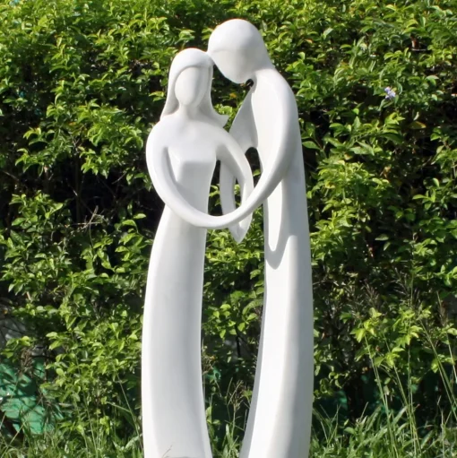 Eternal Love 80cm Marble Resin Garden Statue