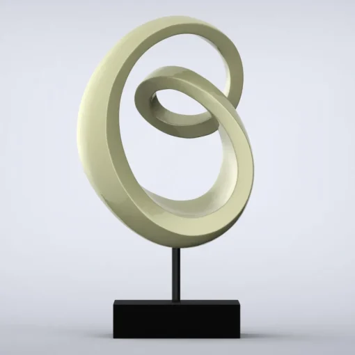Eternity Contemporary Indoor Sculpture - 16 Colour Options