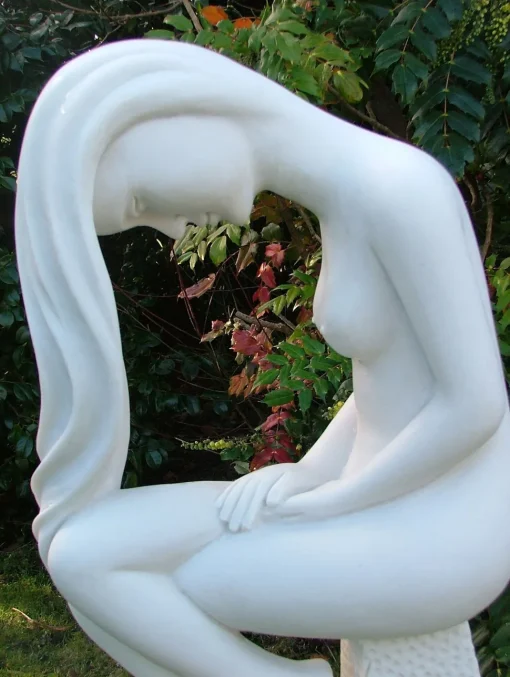 Europa 110cm Marble Resin Garden Statue