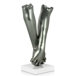 Everlasting Embrace 44cm Anthracite Resin Indoor Sculpture
