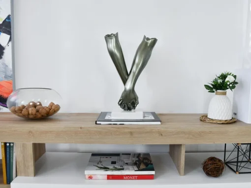 Everlasting Embrace 44cm Anthracite Resin Indoor Sculpture