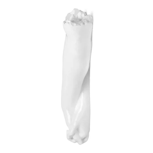 Everlasting Embrace 55cm White Resin Wall Sculpture