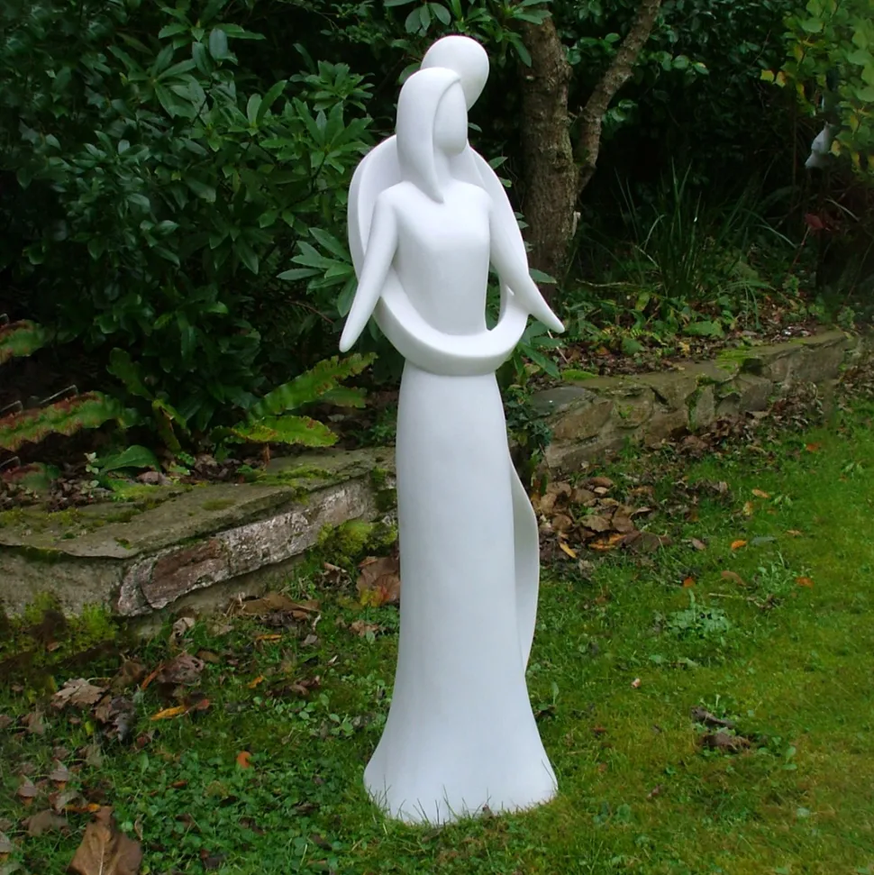 Everlasting Love 85cm Marble Resin Garden Statue