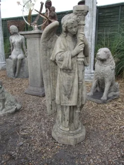 Fallen Angel Stone Garden Statue