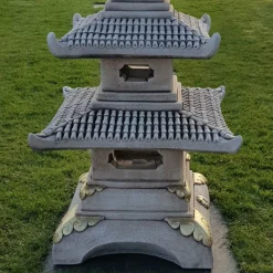 Five Tier Japanese Pagoda Lantern Stone Garden Ornament