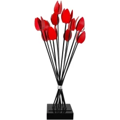 Floral Awakening 91cm Metal Indoor Sculpture