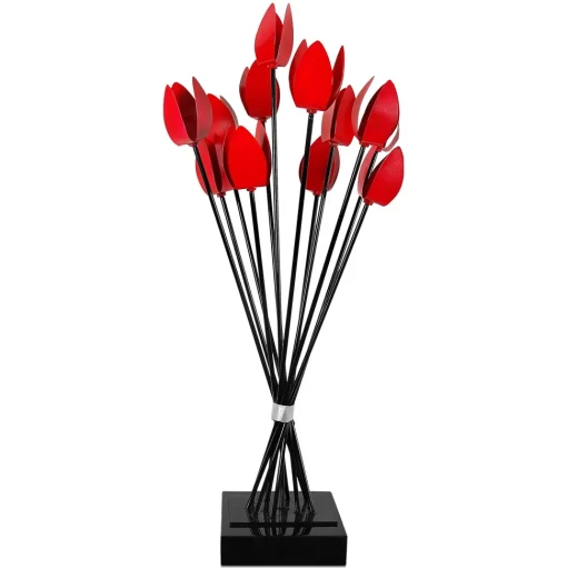 Floral Awakening 91cm Metal Indoor Sculpture