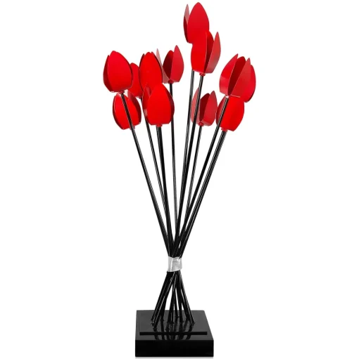 Floral Awakening 91cm Metal Indoor Sculpture
