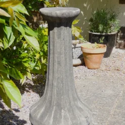 Fluted Column Stone Garden Pedestal