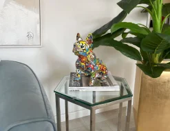 French Bulldog 30cm Comic Art Resin Indoor Sculpture