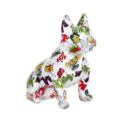 French Bulldog 30cm Pop Art Resin Indoor Sculpture