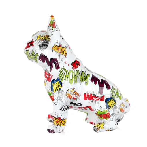 French Bulldog 30cm Pop Art Resin Indoor Sculpture