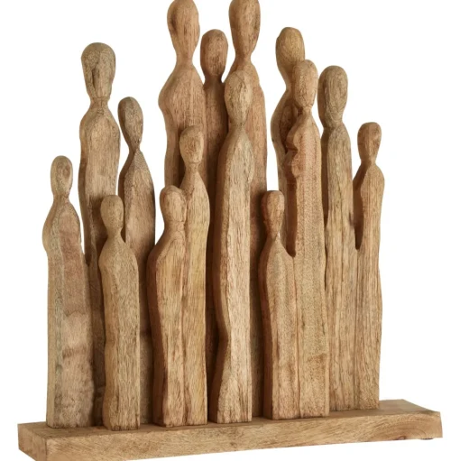 Fusion of Souls 49cm Wood Indoor Sculpture