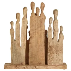 Fusion of Souls 49cm Wood Indoor Sculpture