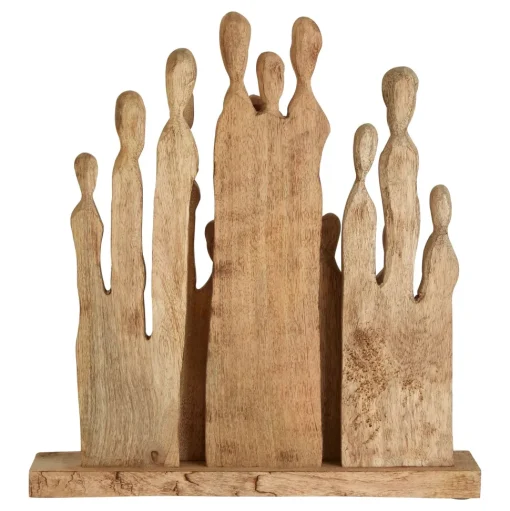 Fusion of Souls 49cm Wood Indoor Sculpture