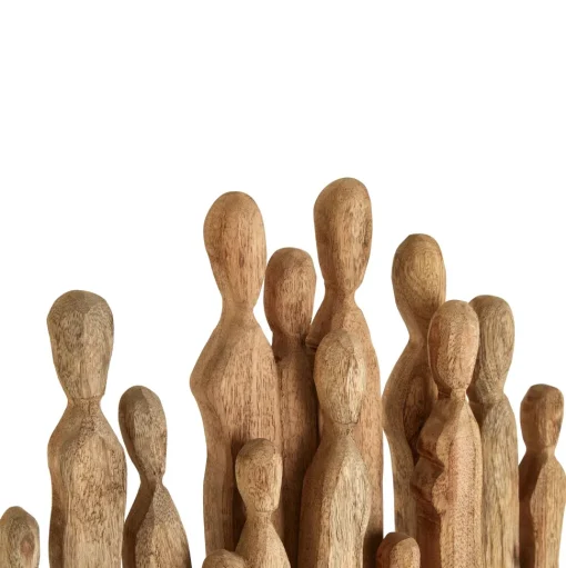 Fusion of Souls 49cm Wood Indoor Sculpture