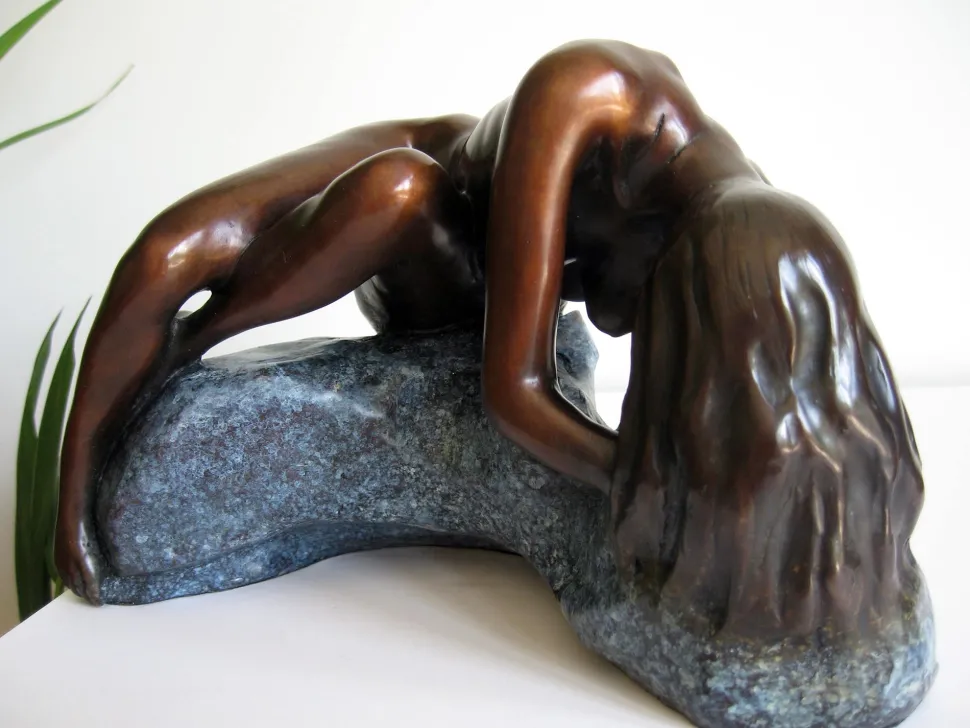 Gaia Figurine Bronze Indoor Sculpture