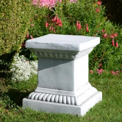Garden Statue Pedestal 36cm Resin Stone