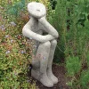 Georgie Modern Stone Garden Statue