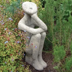 Georgie Modern Stone Garden Statue