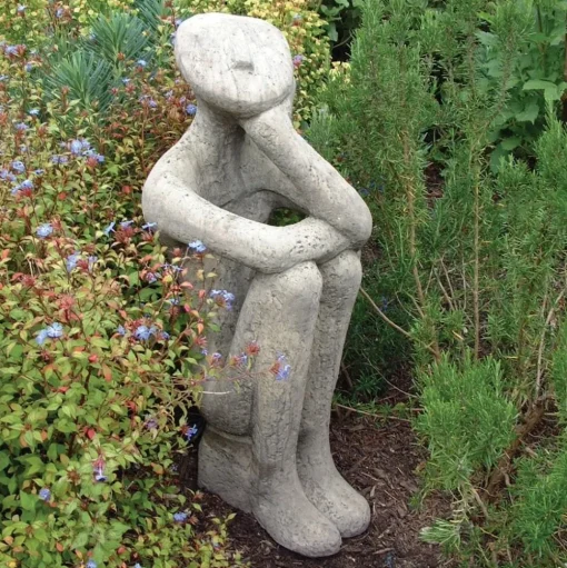 Georgie Modern Stone Garden Statue