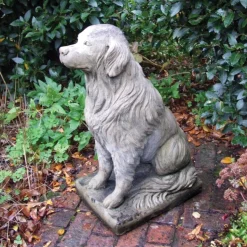 Golden Retriever Stone Garden Ornament