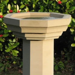 Gothic Design Stone Garden Birdbath