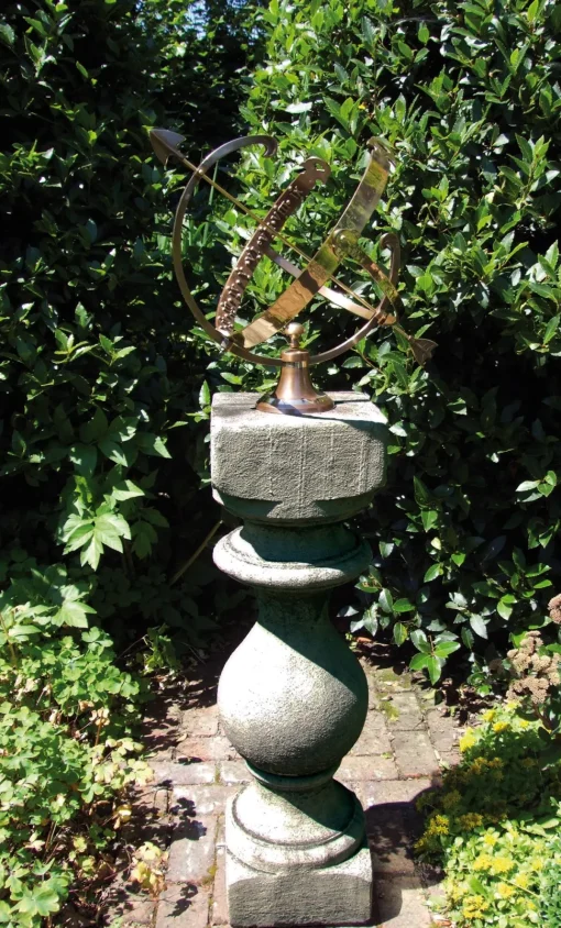 Grand Baluster Armillary Stone Garden Sundial