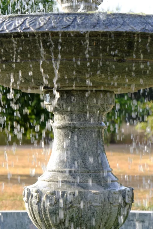 Grand Double Tier 4m Emerald Marble Stone Water Fountain Feature
