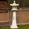 Grand Japanese Pagoda Stone Garden Ornament