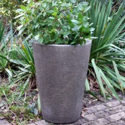 Grand Long Tom Vase Stone Garden Planter