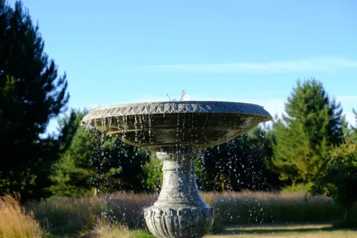 Grand Single Tier 4m Emerald Marble Stone Water Fountain Feature