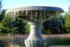 Grand Single Tier 4m Emerald Marble Stone Water Fountain Feature