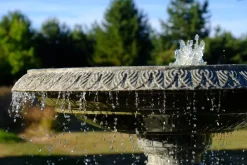 Grand Single Tier 4m Emerald Marble Stone Water Fountain Feature