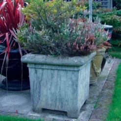Grand Square Stone Garden Planter