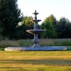 Grand Triple Tier 4m Emerald Marble Stone Water Fountain Feature