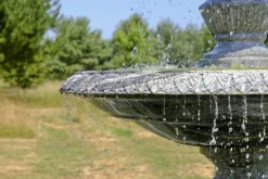 Grand Triple Tier 4m Emerald Marble Stone Water Fountain Feature