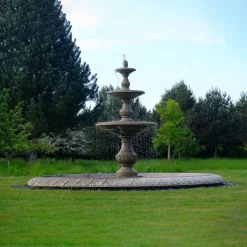Grand Triple Tier 4m Sandstone Stone Water Fountain Feature