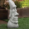 Grandad Easter Island Head Stone Garden Ornament